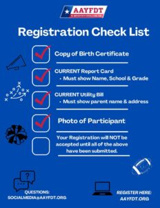 Open Registration Check List